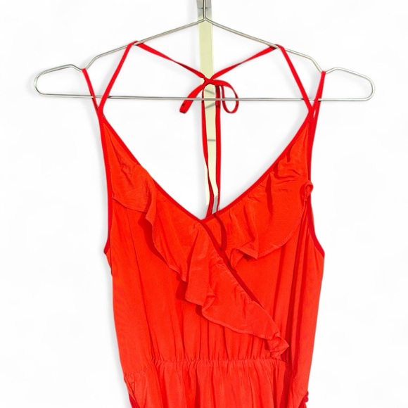 Girls From Savoy Becca Halter Flowy Silk Dress Size 0 - Picture 4 of 7